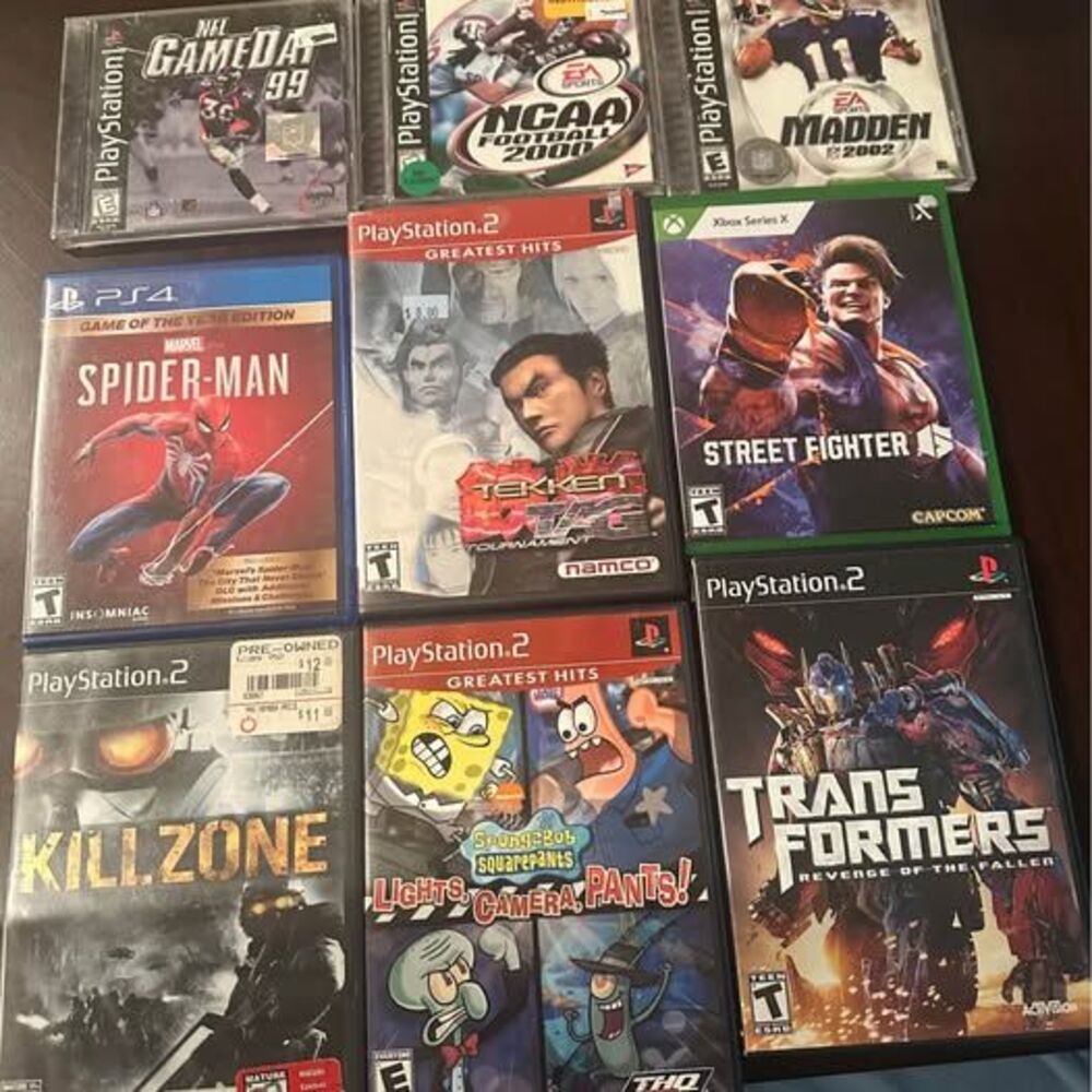 PlayStation and Xbox Video Game Bundle